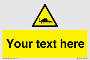 Custom warning grounding cruiser on lock cill